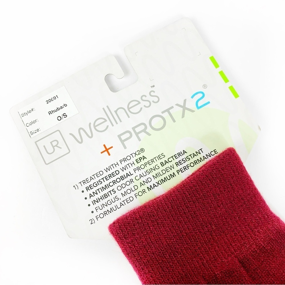 UR Wellness Antimicrobial Red Gloves • Cozy Winter Gloves • Holiday Gift • NWT - Picture 4 of 8